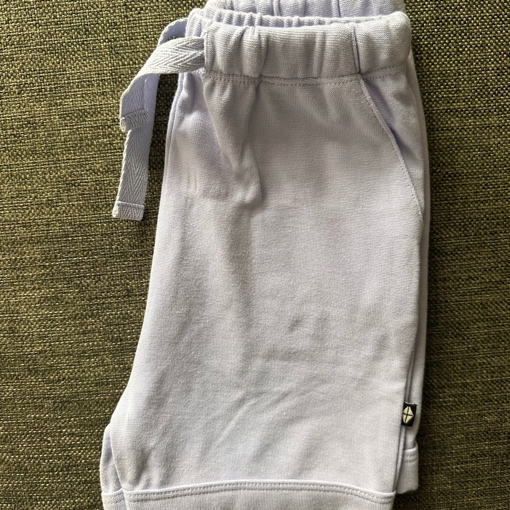 NWT Kyte Baby Bamboo Jersey Short Sleeve Jogger Set in Lilac - Picture 4 of 4